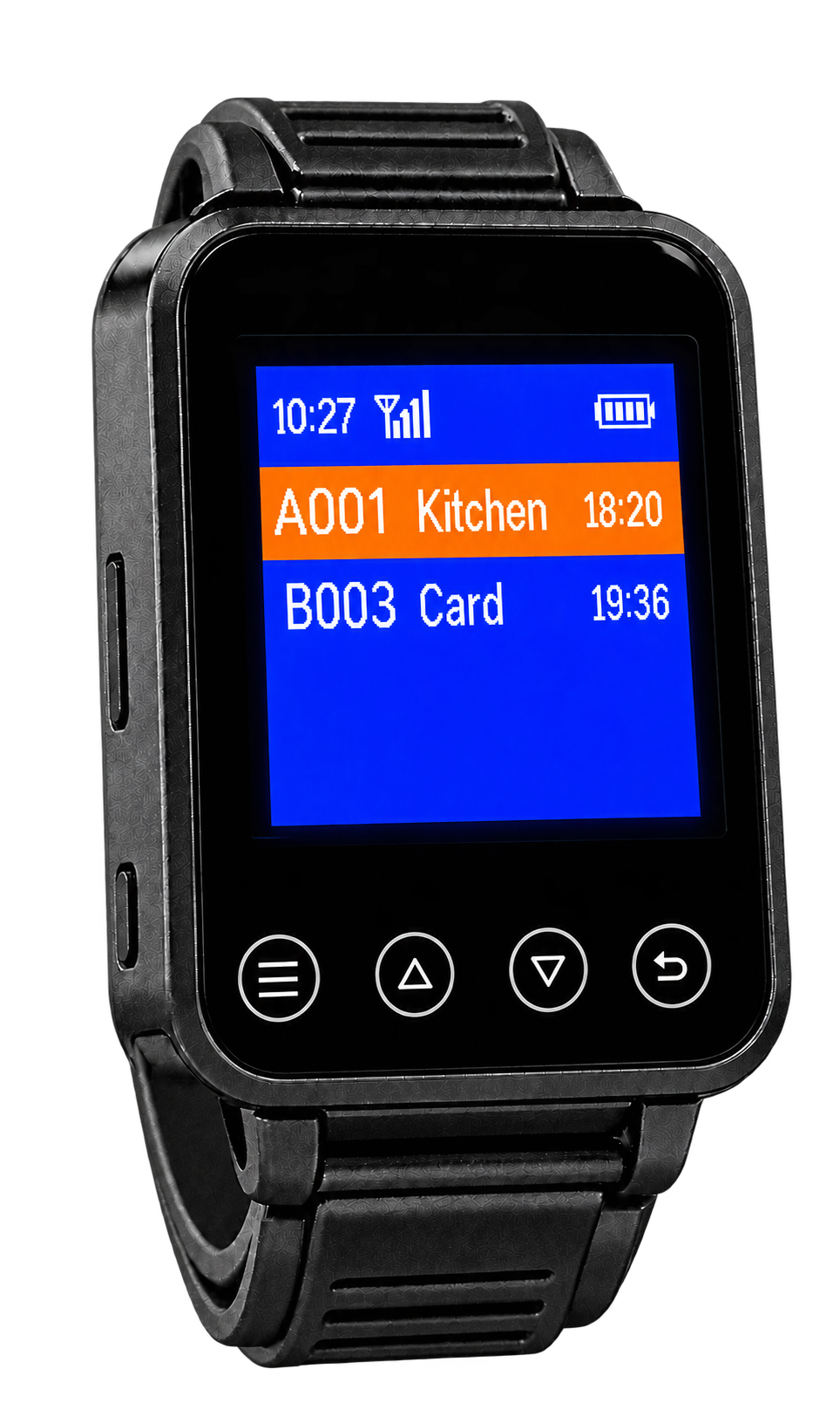 SmartCall Pager-Uhr mit der englischen Anzeige Kitchen